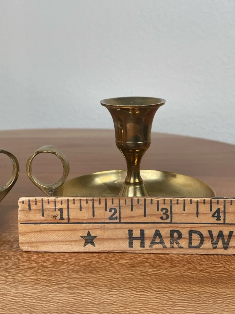 Vintage Brass Candle Stick Holders Decorative Farmhouse Cottagecore